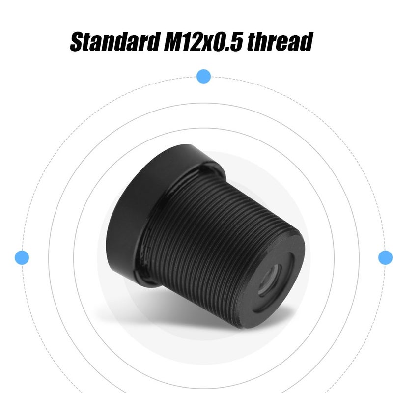Oumij 1.8mm 170 Wide Angle Lens, 1MP IR Board Lens for 1/3" & 1/4" CCD Security CCTV Camera, Standard, Plastic Construction, C Mount, Fixed Focus, Default - Image 4