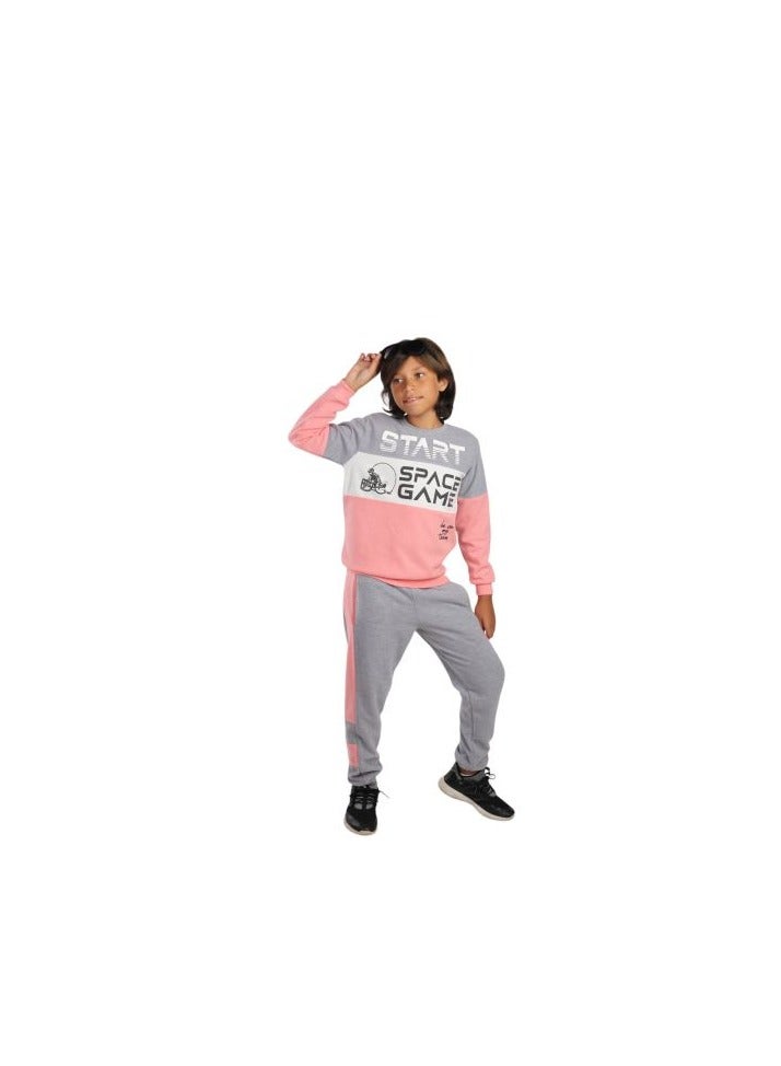 تشويس ترنج اولادي مجموعة Start Space مريحة وأنيقة  لون رمادي - بينك كود 167 - Image 1