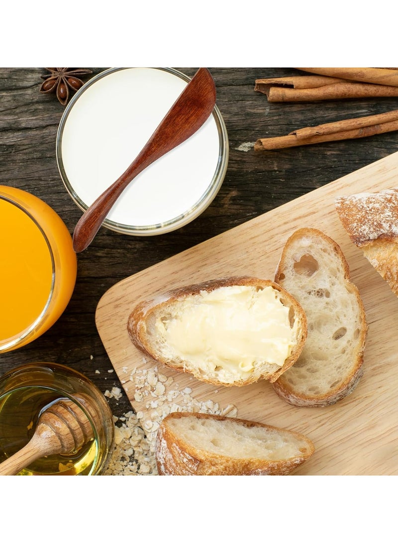4 Pcs Wooden er Knife Set - Mini Spreaders for Jam, Cheese, and Cream  - Image 4