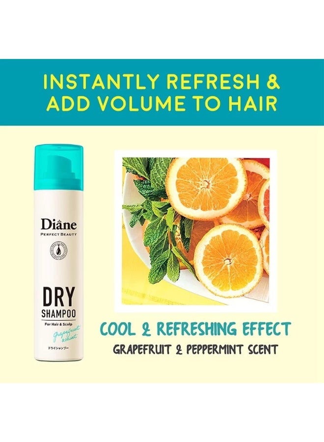 Diane Perfect Beauty Dry Shampoo Grapefruit & Peppermint 95g - Image 2