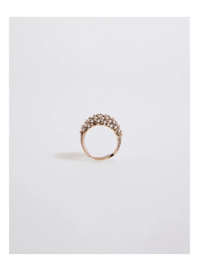 Jimmy Key  Bronze Multi-Pearl Detailed Ring. for Women | Best Price UAE