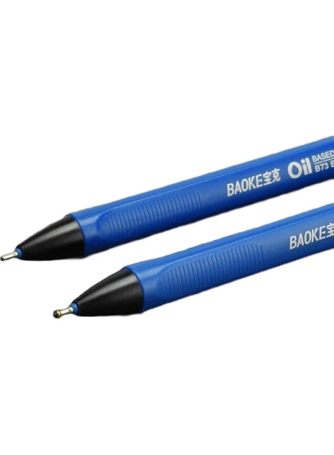 Baoke B73 Retractable Ballpoint Pen, Medium Point, Office Signature Pen, 0.7Mm, Blue, 48 Pens/Box - Image 3