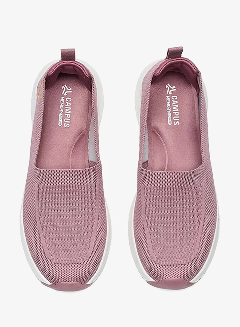 Campus Mauve Women Armor Memory Foam Slip-On Walking Shoes-Mauve for Women | Best Price UAE