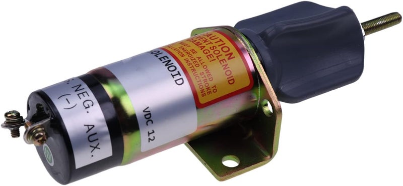 Holdia Stop Solenoid 12V 1502-12C2U1B5S2 Compatible with Woodward Skyjack Kubota - Image 2