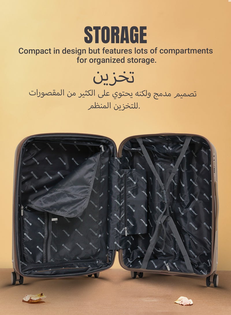 STARLIFE Luggage Set 3 Pieces PP Hard Side Bag 360 Degree Spinner Wheels Trolley Luggage Set With TSA Lock 20/24/28 Inches - Image 4