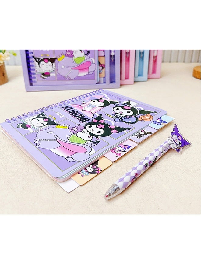 Sanrio Kawaii Cute Cartoon Notebook with Pen, Girls Hand Ledger Set, Suitable for Diary School Travel Notebook Writing and Drawing Gift Set  - Image 4