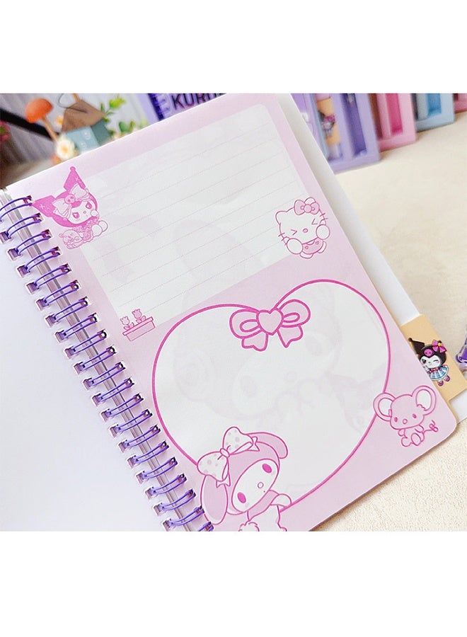 Sanrio Kawaii Cute Cartoon Notebook with Pen, Girls Hand Ledger Set, Suitable for Diary School Travel Notebook Writing and Drawing Gift Set  - Image 3