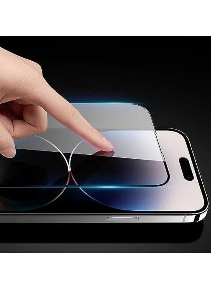 Raxoom Tempered Glass Screen Protector for iPhone 16 Pro â€“ [Full Glue Edge-to-Edge] [Premium Protection] - Image 5