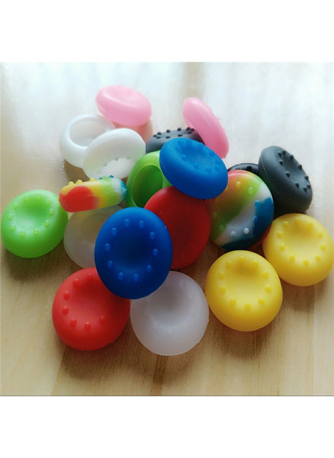 جنرال أغطية حماية من السيليكون لجهاز PS4 PS5 Xbox One، Thumbstick Caps ذات عشر نقاط صغيرة لوحدات التحكم في الألعاب - لون المنتج: أزرق  - Image 3
