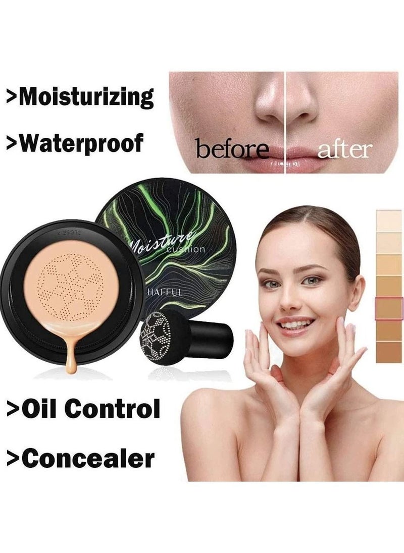 ماركة غير محددة - كريم الأساس Sunisa Mushroom Head Air Cushion CC تغطية تدوم طويلاً للعيوب ، حتى لون البشرة ، مناسب لجميع أنواع البشرة - Image 1