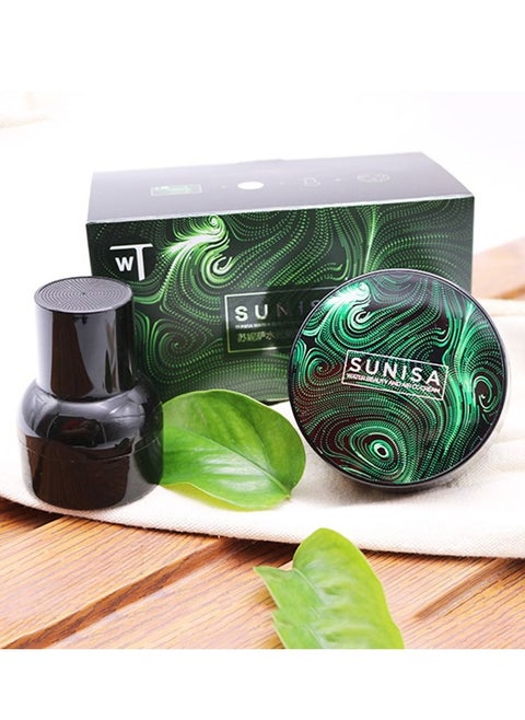 كريم الأساس Sunisa Mushroom Head Air Cushion CC تغطية تدوم طويلاً للعيوب ، حتى لون البشرة ، مناسب لجميع أنواع البشرة