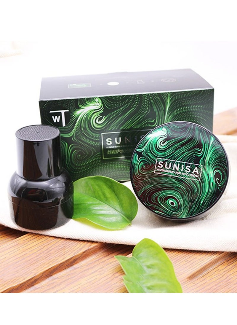 ماركة غير محددة - كريم الأساس Sunisa Mushroom Head Air Cushion CC تغطية تدوم طويلاً للعيوب ، حتى لون البشرة ، مناسب لجميع أنواع البشرة - Image 1