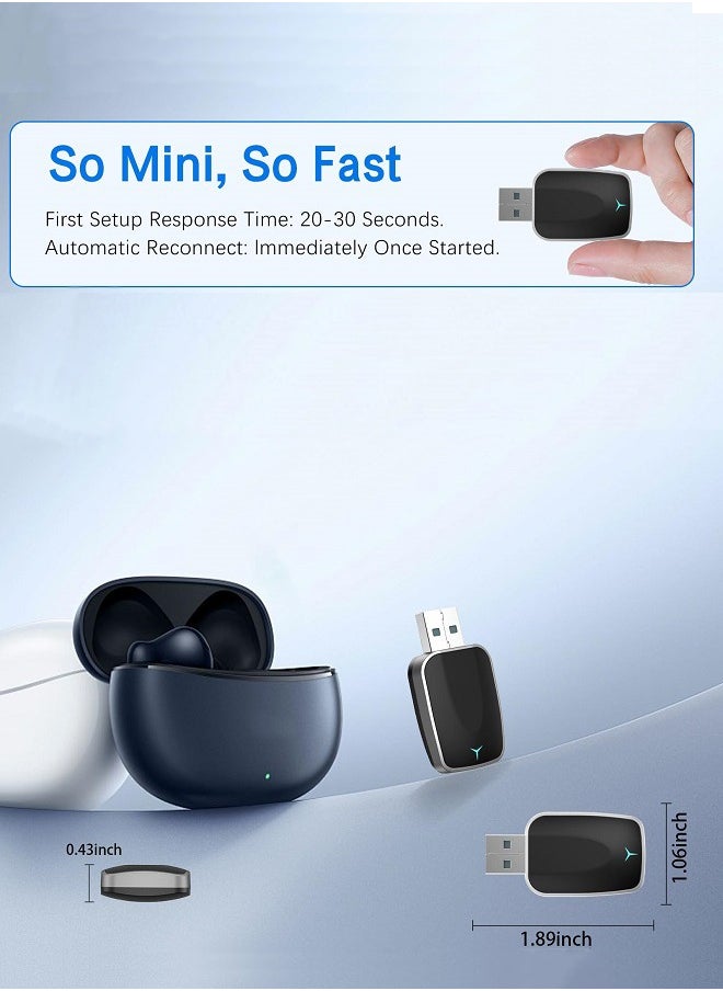 Mini Wireless Carplay Adapter, Convert Wired to Wireless Car Play  Android Auto 2-in-1 Adapter for Apple iPhone  Android Phone, Plug  Play, Auto Connect, No Delay, w/USB C for iOS 10+ Android 11+
