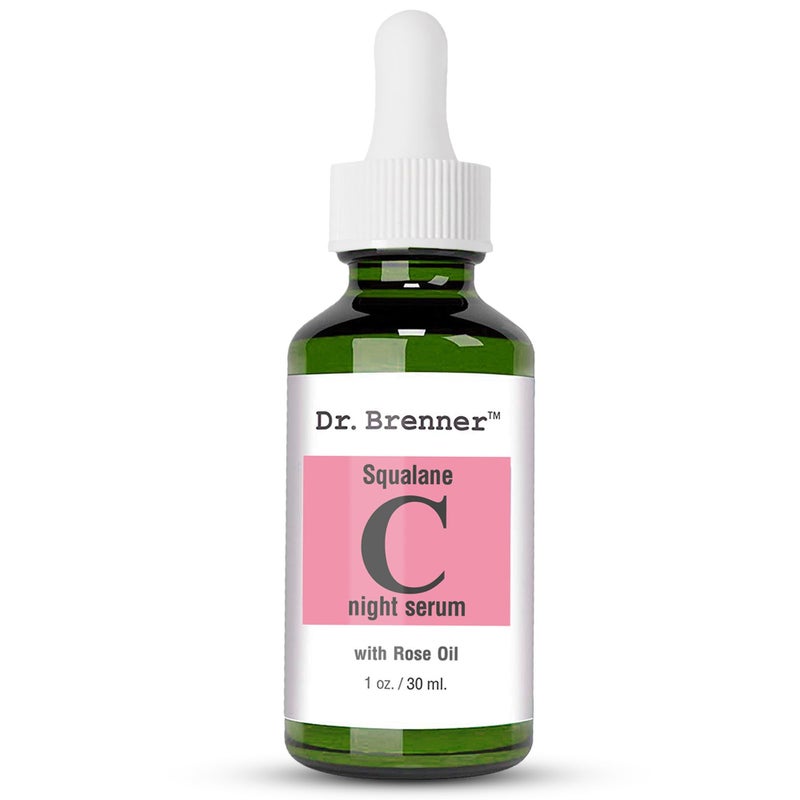 Dr Brenner Vitamin C Serum (Tetrahexyldecyl Ascorbate) Night Oil Treatment With Squalane and Pure Rose Oil for Firmer, Glowing Skin, by Dr. Brenner 1 oz. - Image 1