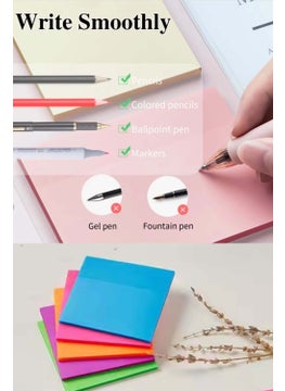 Vox Art Transparent Post-It Sticky Note Paper 2 Colors -7,5X75CM 50pcs  - Image 2