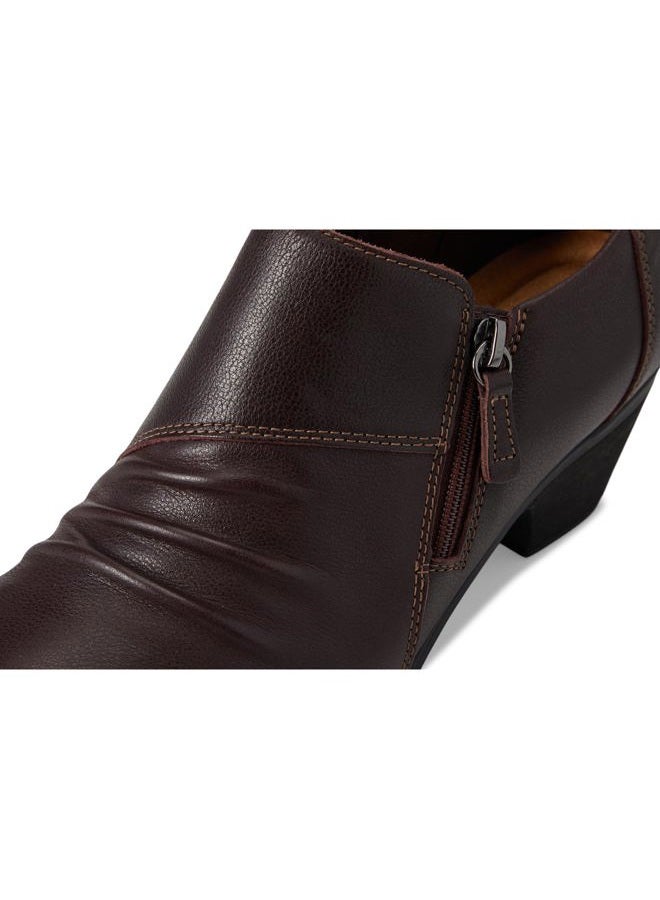 clarks Women's Emily2 Braley Ankle Boot, Dark Brown, 37.5 EU - Image 2