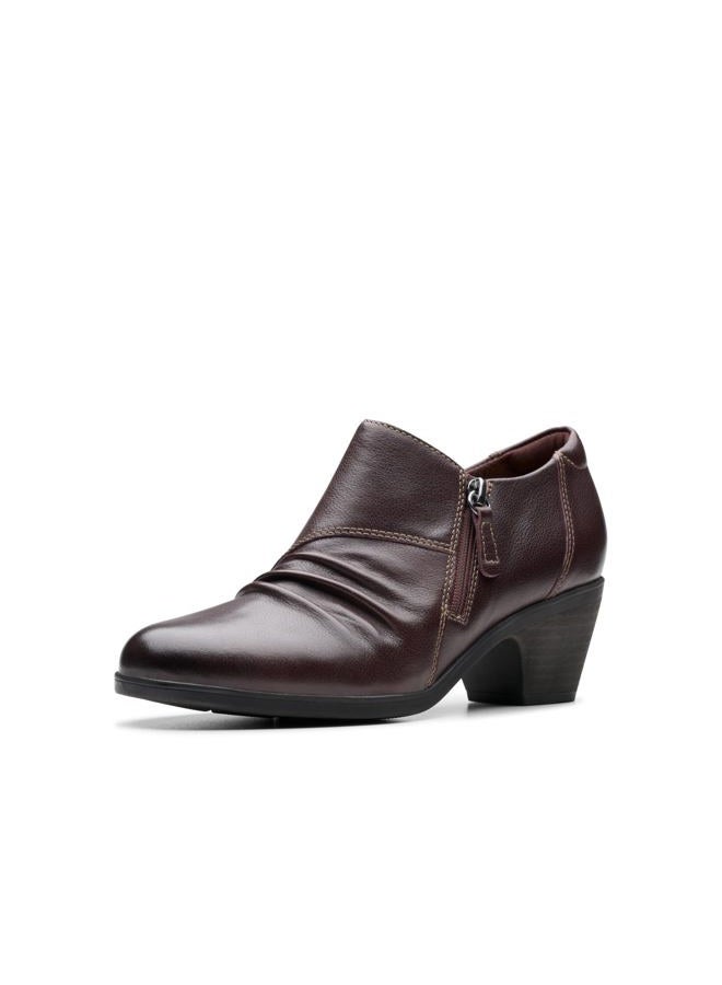 clarks Women's Emily2 Braley Ankle Boot, Dark Brown, 37.5 EU - Image 1