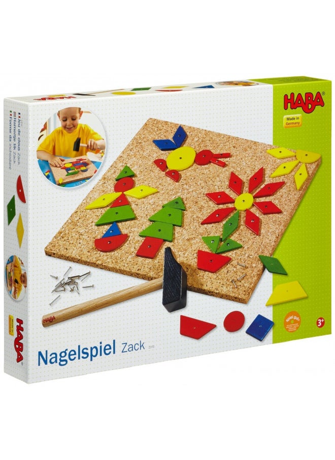 HABA Geo Shape Tack Zap Large Imaginative Design 100 Piece Set (Made in Germany)