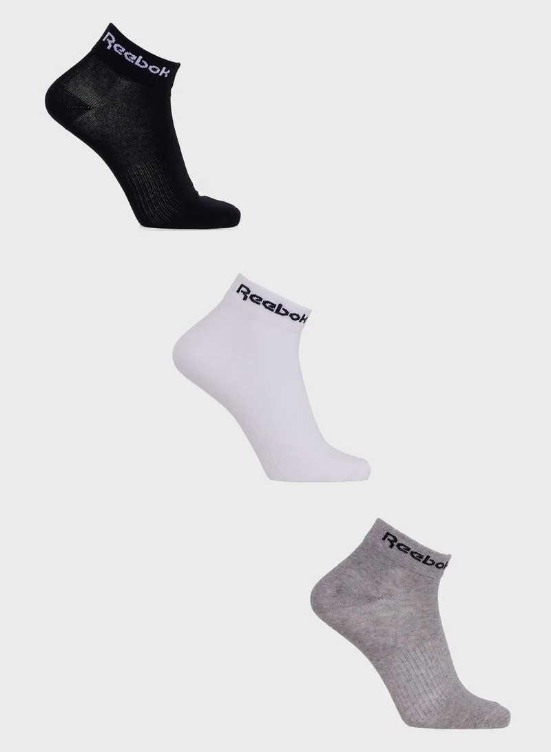 Reebok 3 Pack Of Act Core Ankle Sock