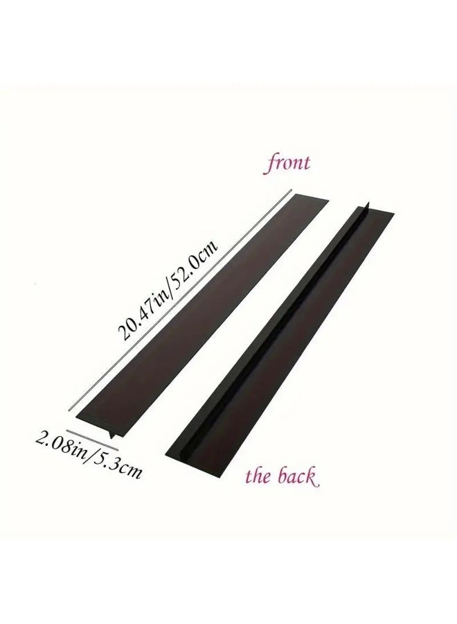 1/2pcs Kitchen Silicone Stove Counter Gap Cover Kitchen Range Gap Cover Filler Heat Resistant Mat Seals Spills Between Counter Stovetop  - Image 1