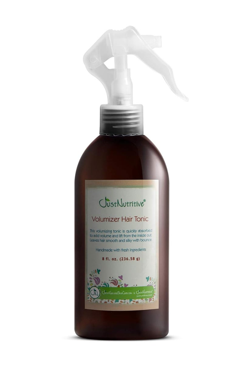 Volumizer Hair Tonic  Instant Volume and Lift  Lightweight Tonic For Men and Woman  Natural Hair Root Lifter for All Hair Types  Just Nutritive  8 Fl Oz