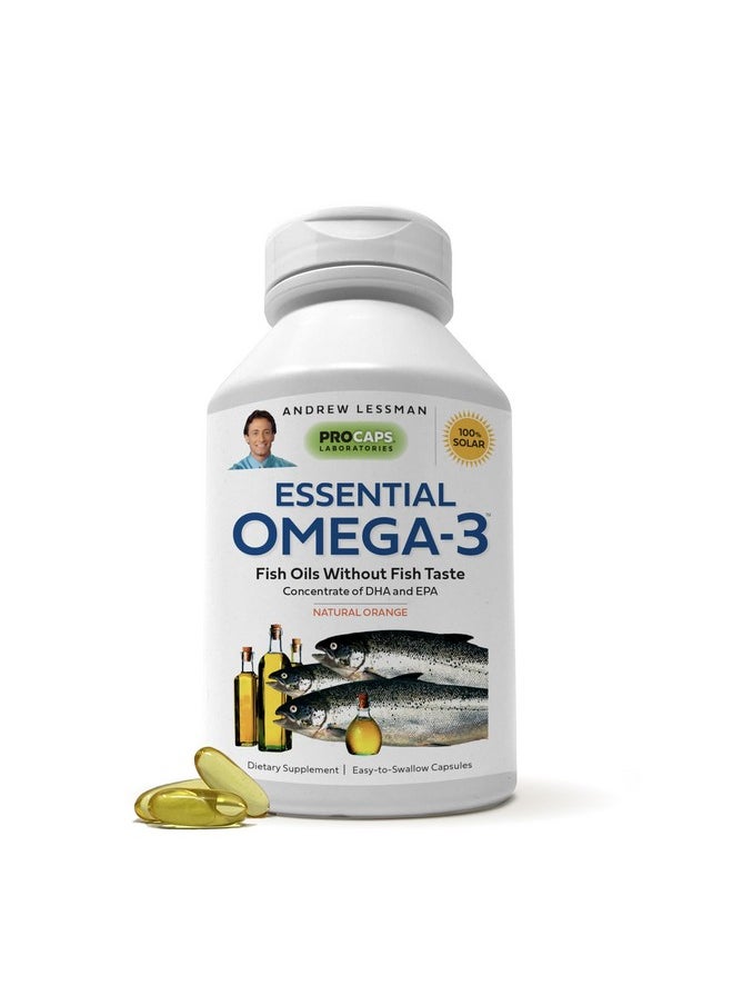 Andrew Lessman Andrew Lessman Essential Omega-3 Orange - 360 Softgels - Ultra-Pure, High Potency Omega-3 Oils. High DHA, No Stomach Upset, No Contaminants, No Mercury. Small Easy to Swallow Softgels  - Image 1
