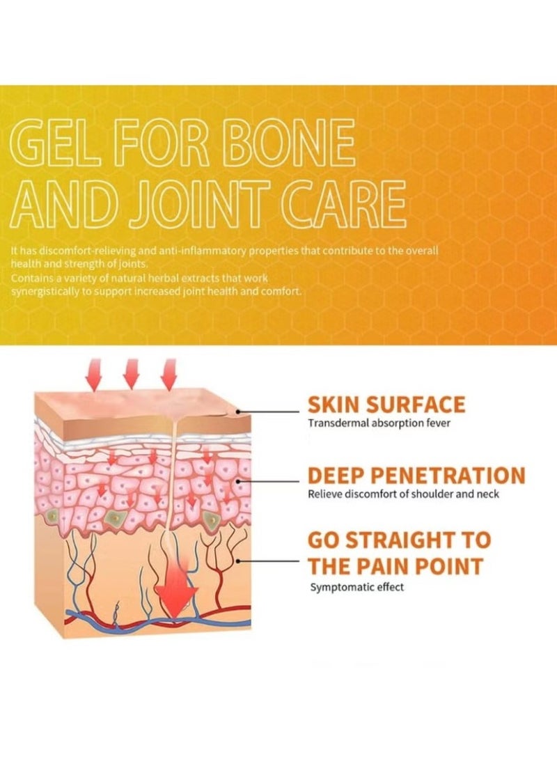 Sumifun Meniscus Pain Relief Ointment Cream Joint Arthritis Pain Relief Cream Knee Care Bee Venom Cream for Joint Care Treatment Gel Cream Bee Venom Joint & Muscle Pain Relief Cream 20g - Image 5