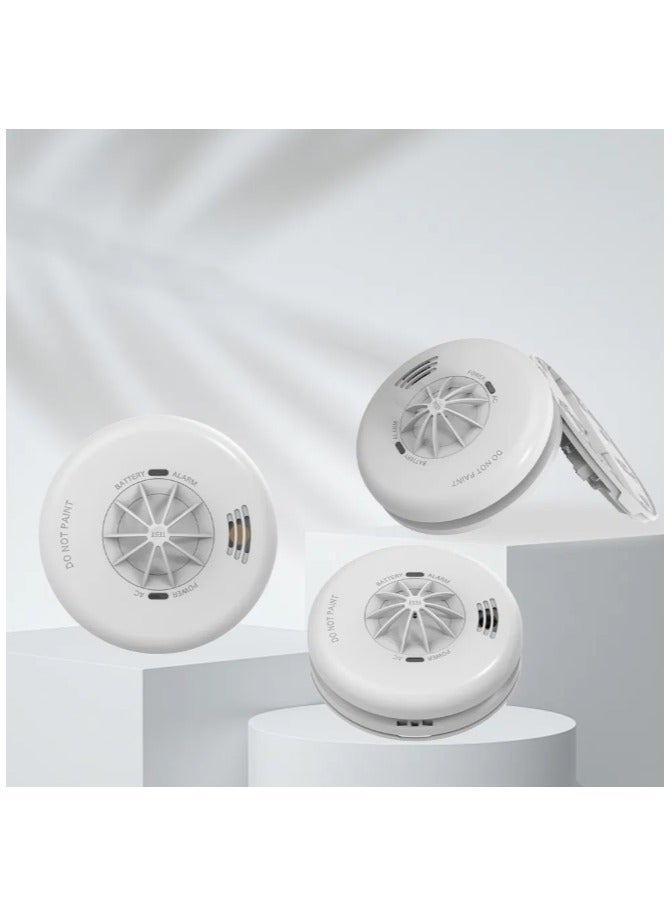 JBE Smoke Detector Sensor Security 9V Battery Back-UP