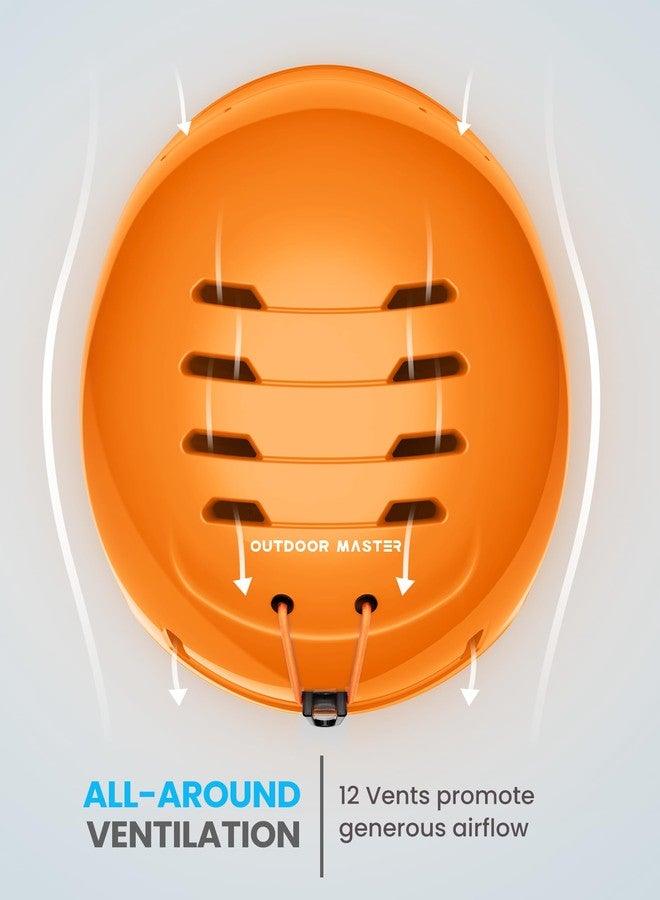 OutdoorMaster MIPS Kids Ski Helmet, Snowboard Helmet for Boys, Girls & Youth, Durable PC Shell, Protective EPS Foam & 12 Cooling Vents, Dial Fit Snow Helmet, Certified Snow Sport Snowboarding Helmet - Image 3