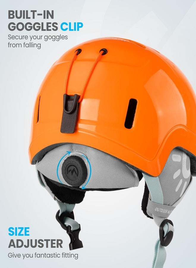 OutdoorMaster MIPS Kids Ski Helmet, Snowboard Helmet for Boys, Girls & Youth, Durable PC Shell, Protective EPS Foam & 12 Cooling Vents, Dial Fit Snow Helmet, Certified Snow Sport Snowboarding Helmet - Image 4