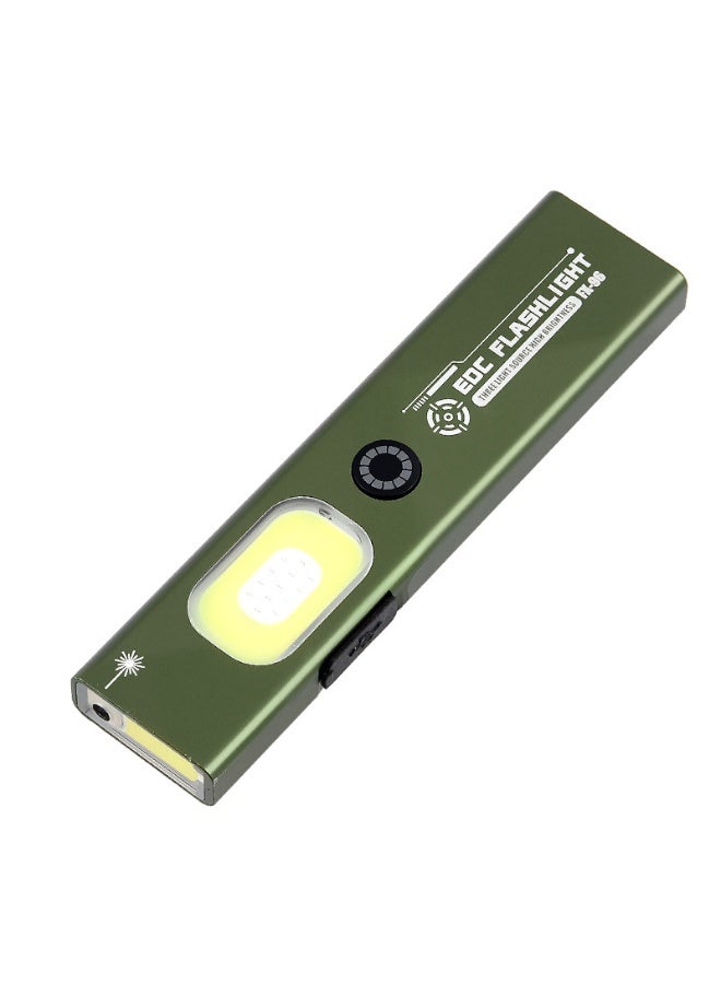 EDC 3-in-1 Magnetic, Ultra-Bright, Long-Lasting Outdoor Work Light with Red  Laser(Green) - Image 1
