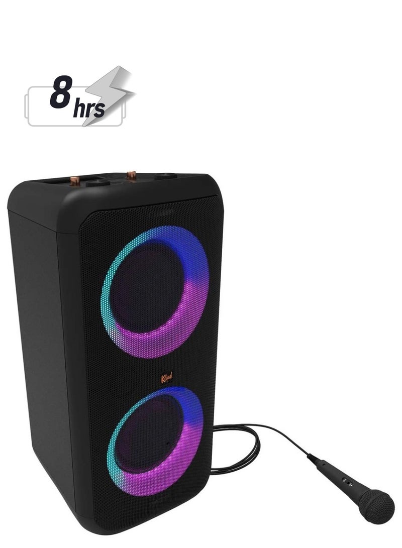 Klipsch GIG XXL Partybox Speaker with Mic - On-The-Go Wireless Multimedia Portable Bluetooth Speaker - Image 1