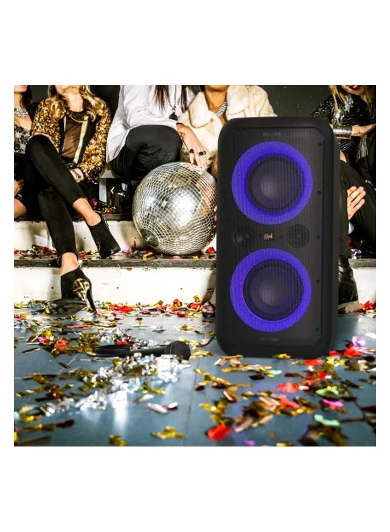 Klipsch GIG XXL Partybox Speaker with Mic - On-The-Go Wireless Multimedia Portable Bluetooth Speaker - Image 4