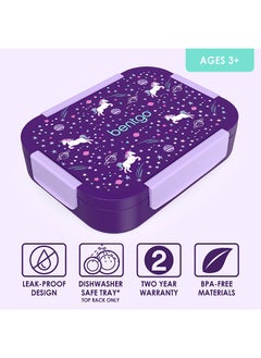 Bentgo Kids Prints Slim Lunchbox - Unicorn  - Image 2