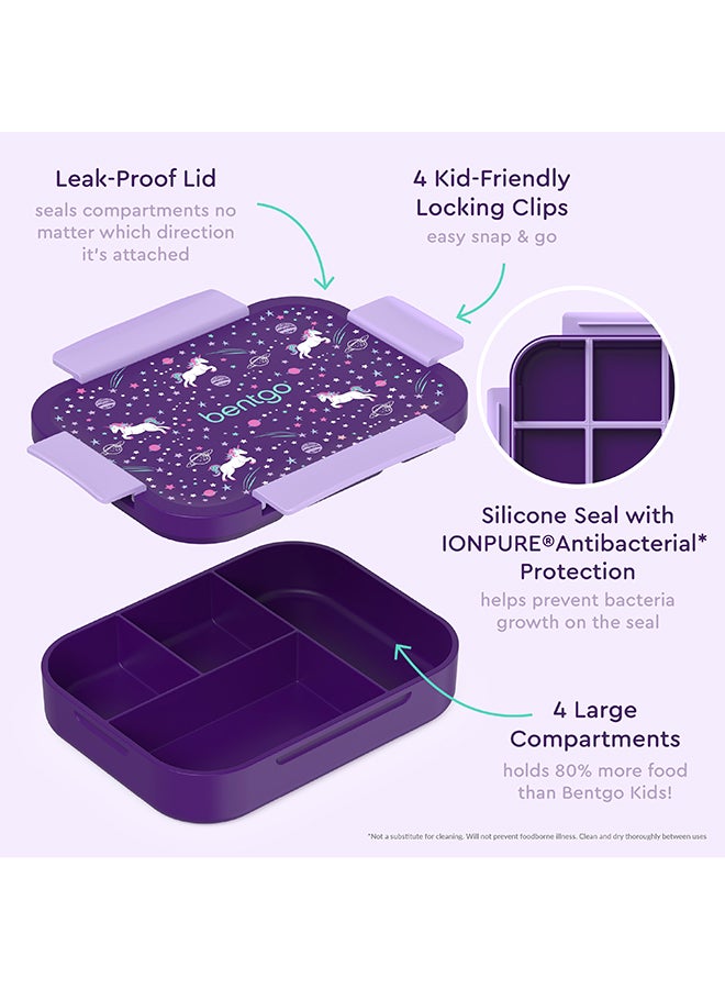 Bentgo Kids Prints Slim Lunchbox - Unicorn - Image 3