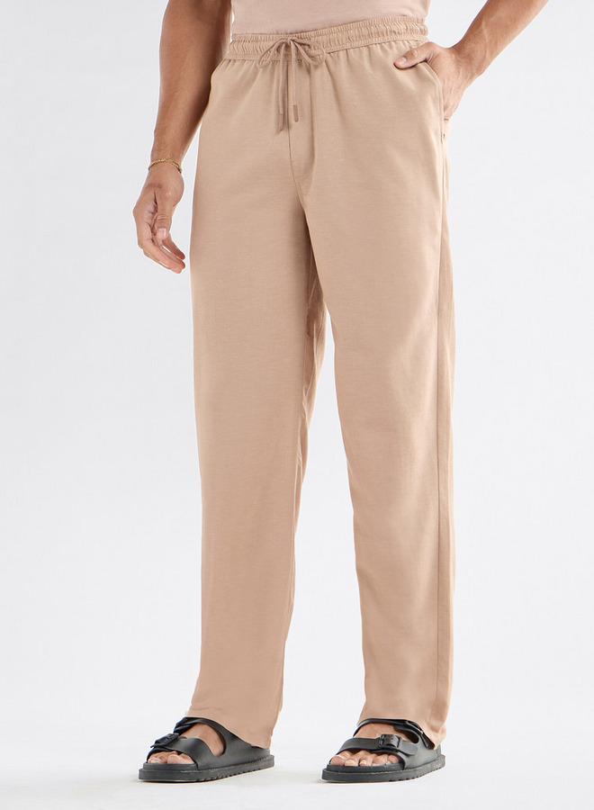 سبلاش فيڤ بنطلون سادة برباط إغلاق وجيوب - Image 1