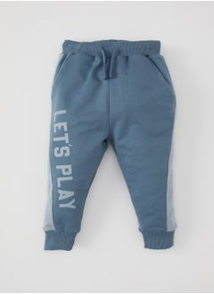 DeFacto Regular Fit Slogan Trousers  - Image 1