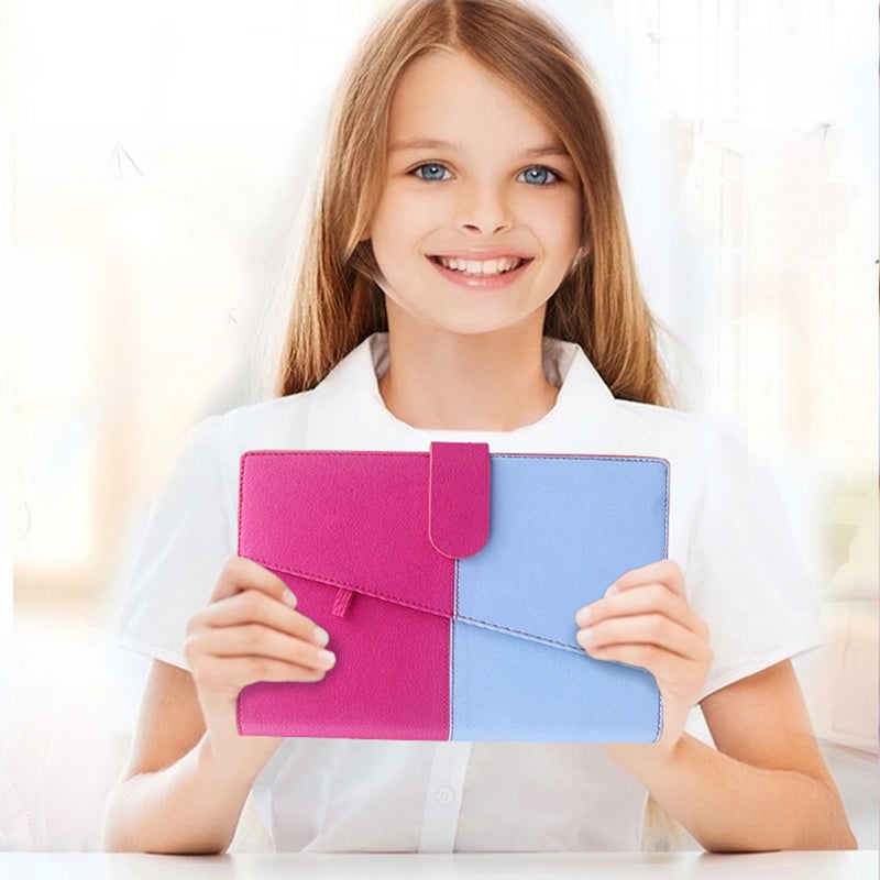 Erasable Reusable Smart Notebook Hardcover Writing Journal Loose-leaf PU Leather Note Book Wet Hot Erase A5 Size 50 Sheet with Erasable Pen Cloth Label Sticker for Office School Students Travelers - Image 4
