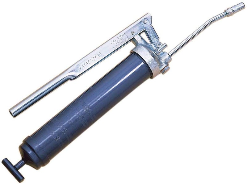 Lincoln 1142 Lever Action Manual Grease Gun with Rigid Extension Premium Dual Lip Follower Jam Proof Toggle Mechanism HeavyDuty Follower Spring Cast Pump Head Precisionmachined Plunger