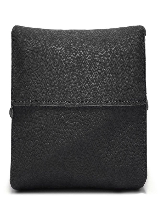 Dreubea Women's Soft Faux Leather Tote Shoulder Bag from, Big Capacity Tassel Handbag Black - Image 5