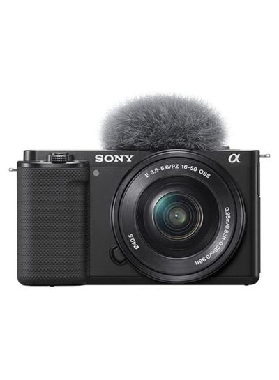 Sony Alpha ZV-E10L Interchangeable Lens Vlog Digital Camera, Large APS-C type 24.2-Megapixel Exmor CMOS Sensor With 16-50 mm Lens, 24.2MP, Black
