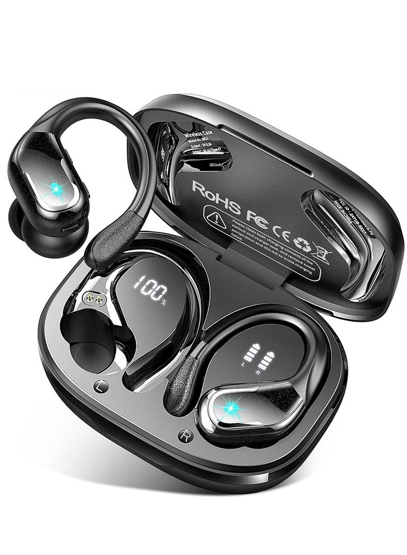 BX - 27 Wireless Over-Ear Gaming Headset with Noise Cancellation - Stereo Sound, Waterproof, Long Battery Life, Ideal for Sports - Black - Image 1