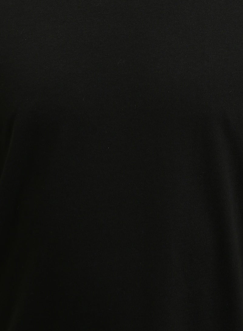 RAVIN Men Elbow-Sleeves Cotton Relaxed Basic Tee - Image 3