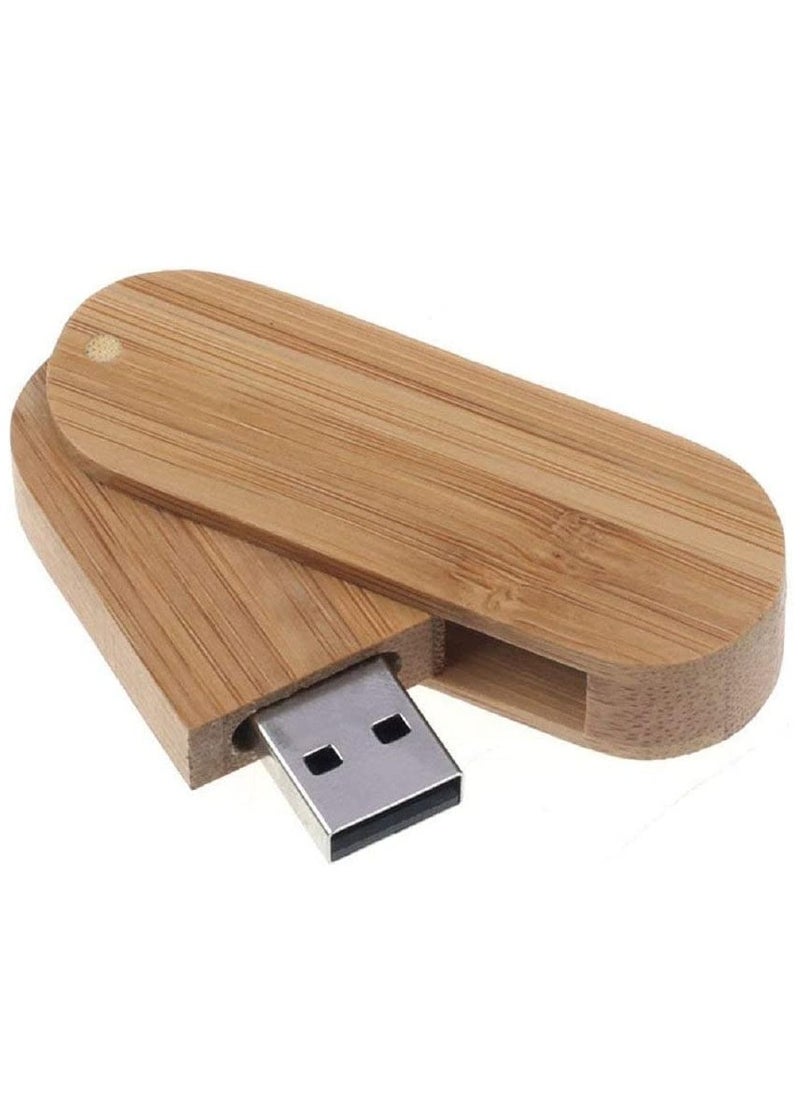AROAQ 64GB Wood USB 3.0 Flash Drive USB Disk Memory Stick  - Image 1