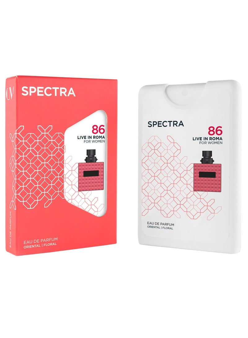 سبكترا بوكيت 086 عطر لايف ان روما بيرفيوم للنساء - 18مل - Image 1