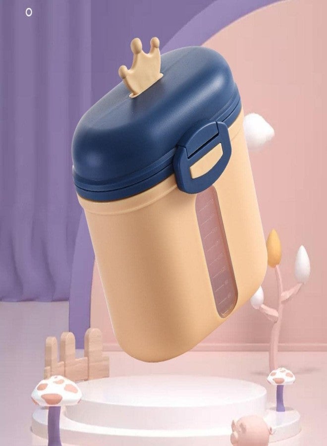 GUCHIGU Baby Formula Portable Milk Powder Dispenser with Lids and spoon Set | BPA Free, Airtight Leak Proof, Child Lock Travel Container for Babies/Infant/Children - 360 gm (PB2141) (Yellow) - Image 2
