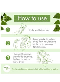 Klorane Klorane Dry Shampoo with Nettle for Oily Hair and Scalp, Regulates Oil Production, Paraben & Sulfate-Free  - Image 3
