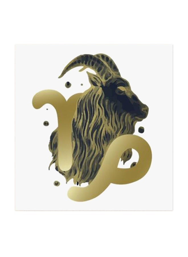 RYN Capricorn Sign MDF Wall Art Multicolour 30x30centimeter - Image 1