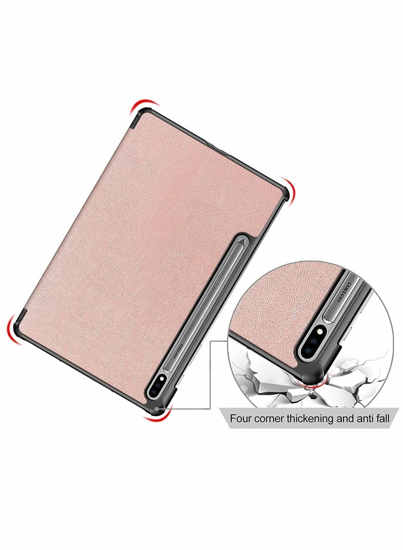 Captaintech Case for Samsung Galaxy Tab S7 Plus FE S8 Plus 12.4-Inch with Auto Wake-up Stand Slim Case - Image 3