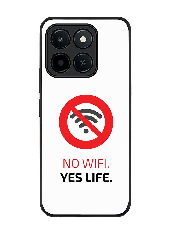 Stylizedd For Honor X6c Case,Slim fit Camera Protection, Shockproof Thin Phone cover  - No Wifi, Yes Life